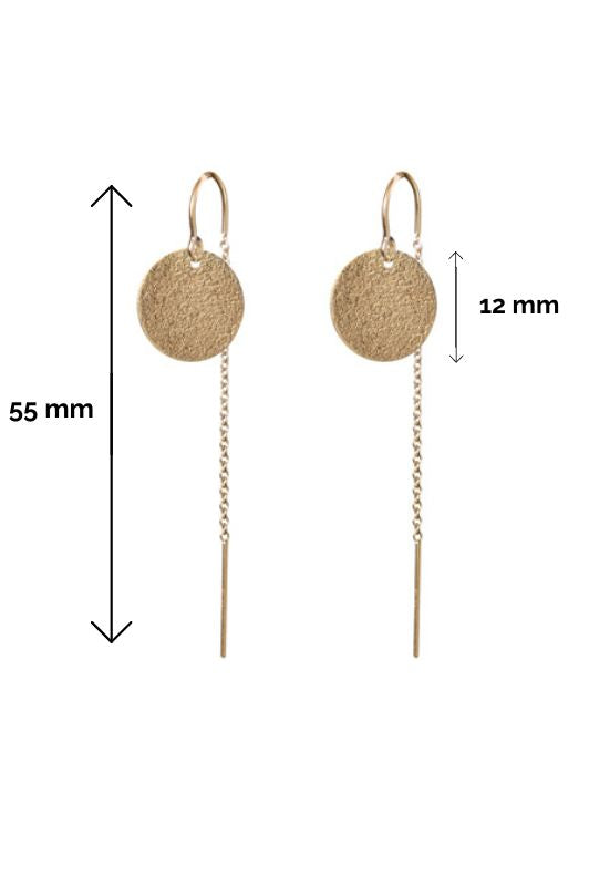 Earrings single lady lucy*gold filled