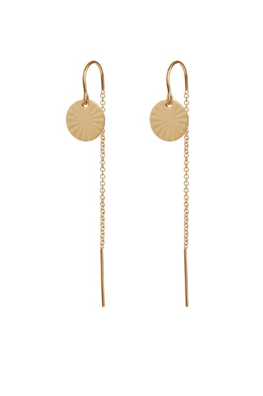 Oorbellen single grace*gold filled* oorketting
