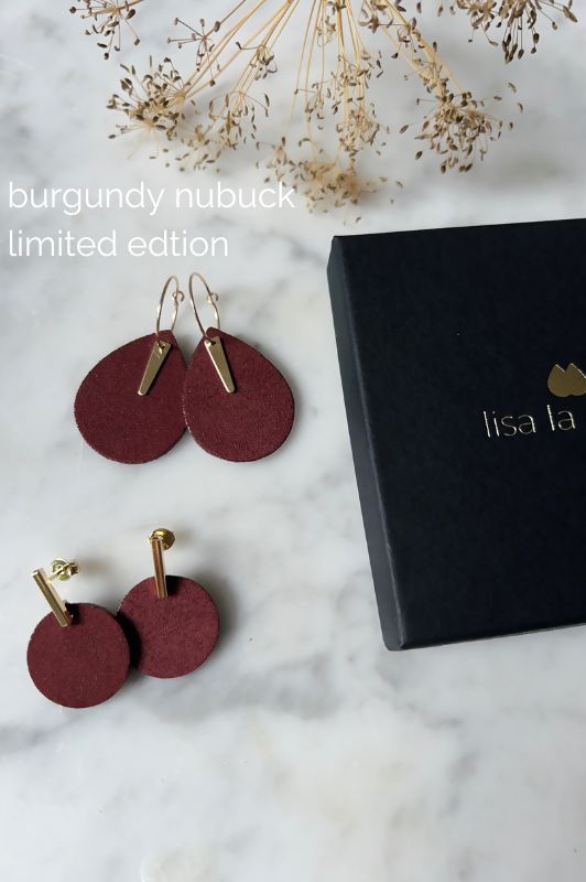 Oorbellen see through moo*leer gold filled*oorketting