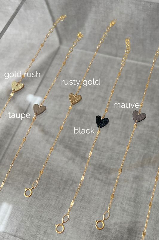 Bracelet mini me*leer gold filled