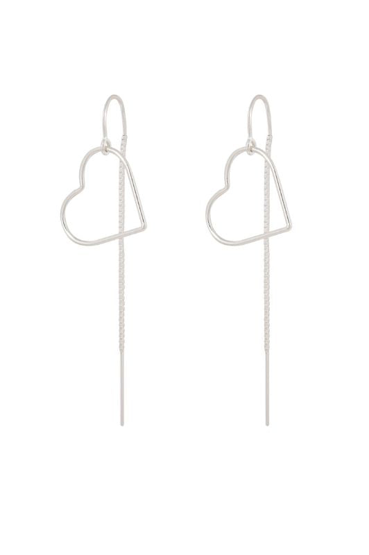 Oorbellen forever by heart*silver