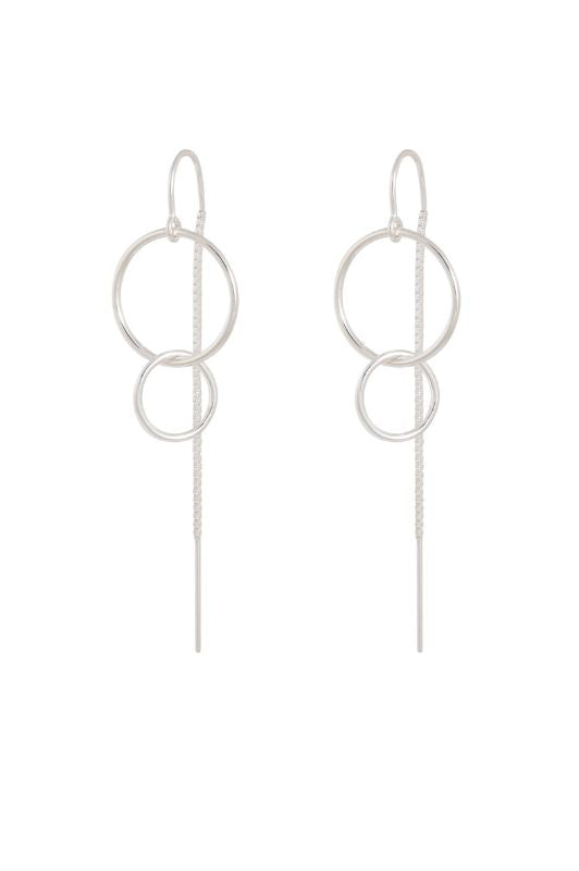 Oorbellen hold on tight*silver*glad