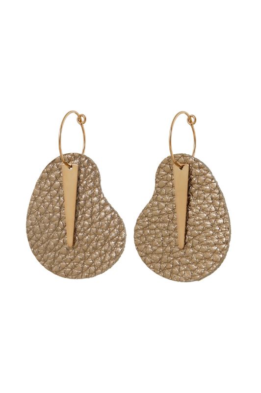 Sample sale* oorbellen spiky with grace* rusty gold