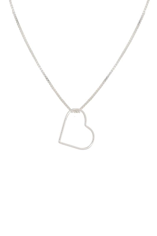 Ketting forever by heart*45cm*silver