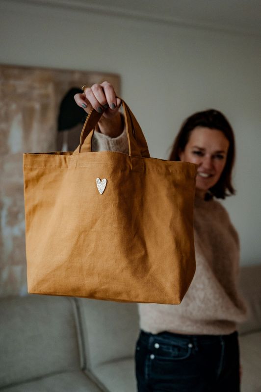 Tote bag 'With love from Lisa'