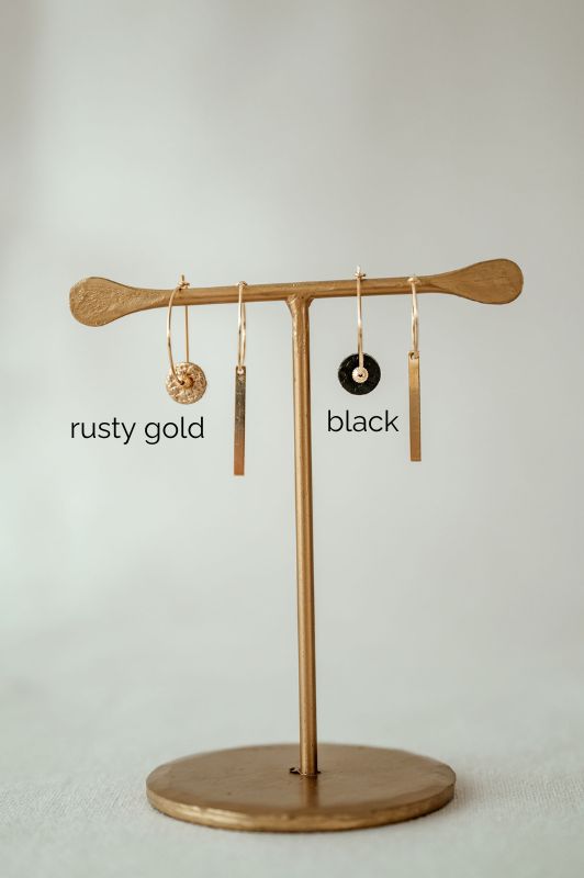 Oorbellen mix me or moo*leer gold filled