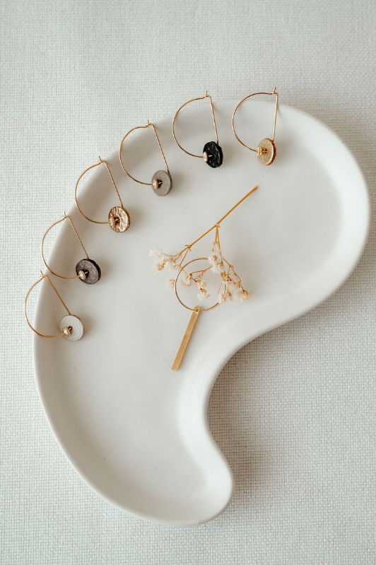 Oorbellen mix me or moo*leer gold filled