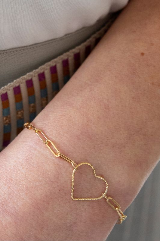 Bracelet forever by heart*gold filled