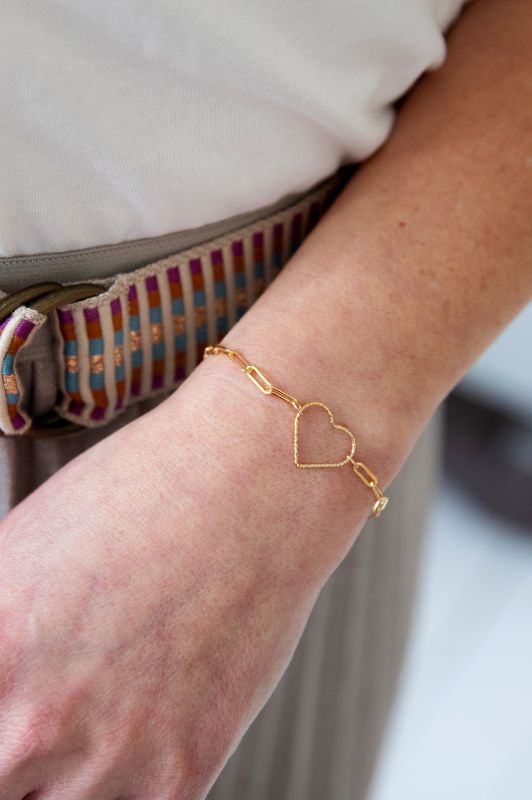 Bracelet forever by heart*gold filled