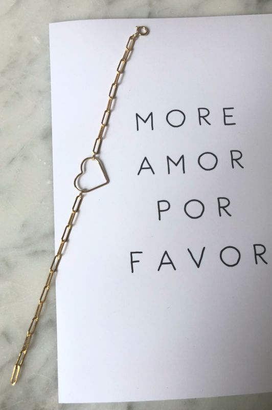 Bracelet forever by heart*gold filled