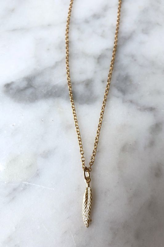 Necklace single lana light*gold filled