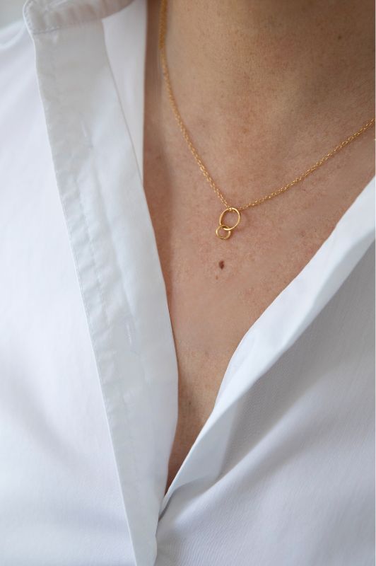 Necklace hold on baby*gold filled