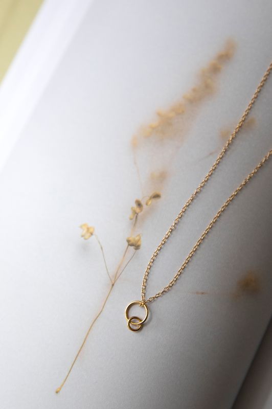 Necklace hold on baby*gold filled