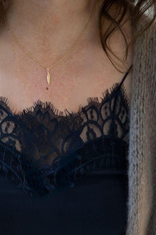 Necklace single lana light*gold filled