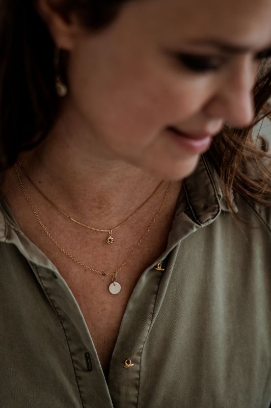 Ketting forever yours*gold filled