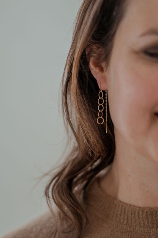 Earrings single anne*gold filled