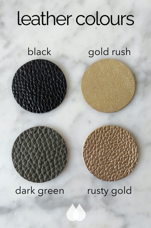 Oorbellen only luck mix*leer gold filled*oorketting