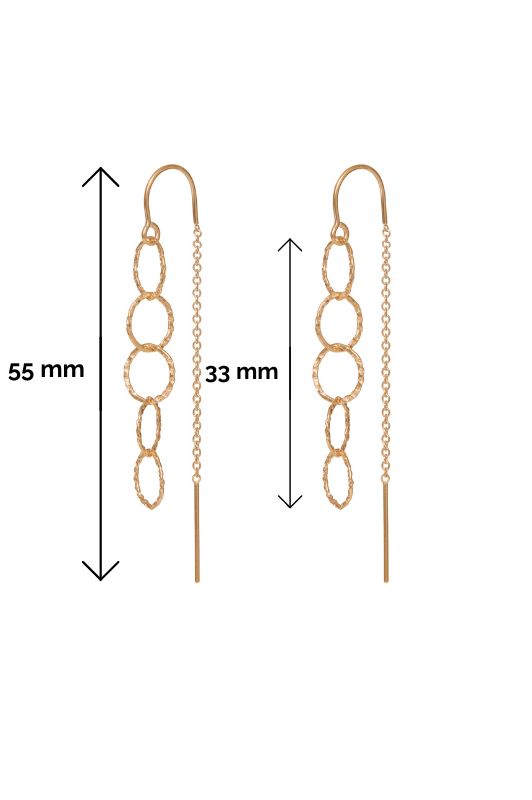 Earrings single anne*gold filled