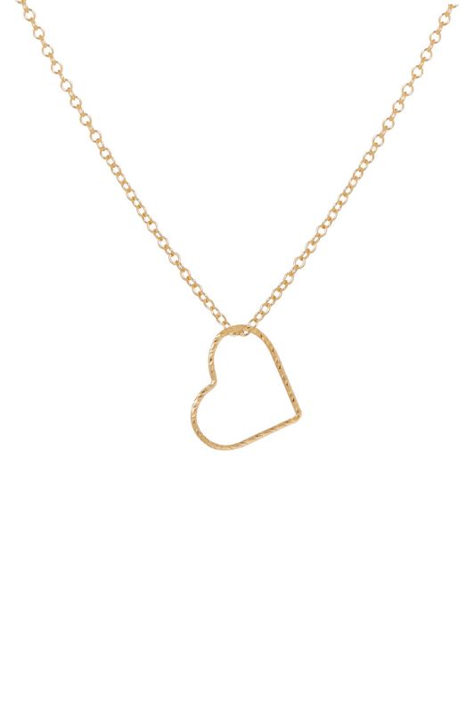 Ketting forever by heart*gold filled*structuur