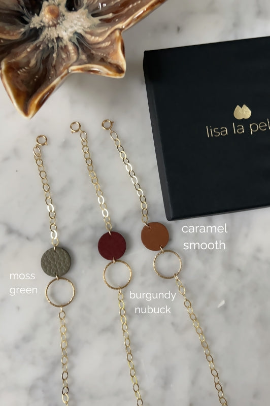 Armband mini eye*leer gold filled