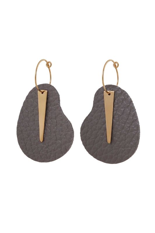 Sample sale* oorbellen spiky with grace* mauve