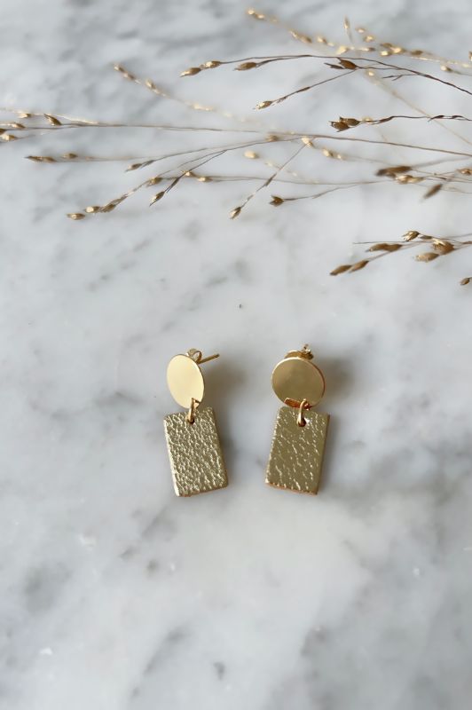 Sample sale* oorbellen cleo my love* gold rush