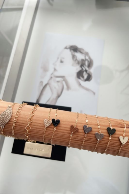Bracelet mini me*leer gold filled