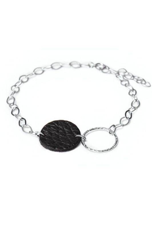 Armband mini eye*leer silver