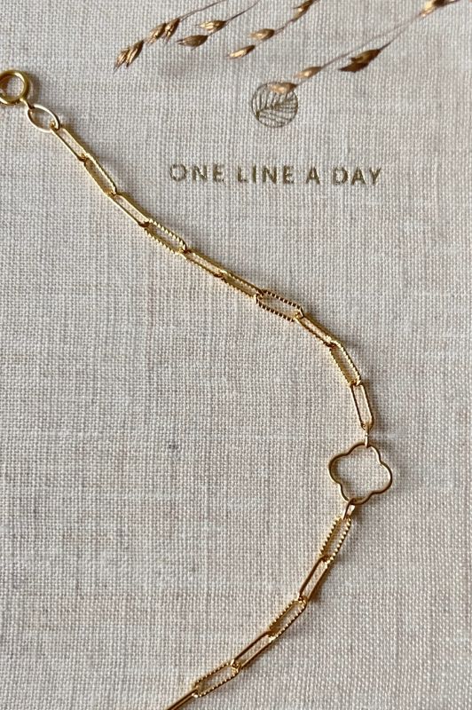 Armband single mini luck*gold filled