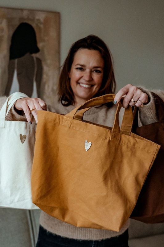 Tote bag 'With love from Lisa'