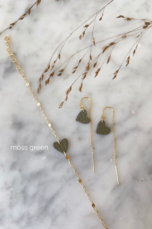 Oorbellen true to your heart*leer gold filled*oorketting