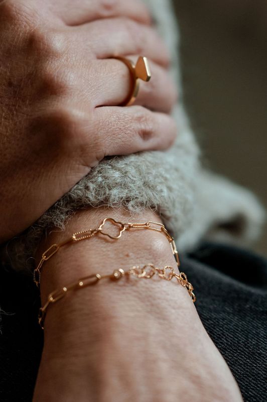 Armband single mini luck*gold filled