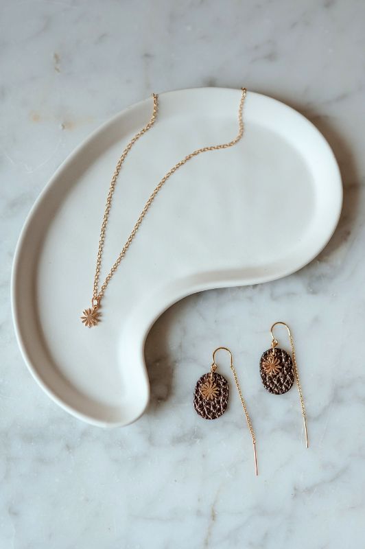 Necklace forever by heart*gold filled*flat