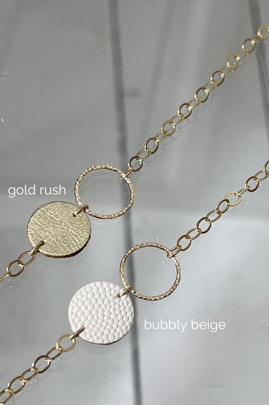 Armband mini eye*leer gold filled