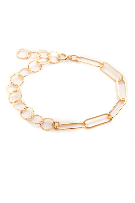 Armband rosa anne mix*gold filled