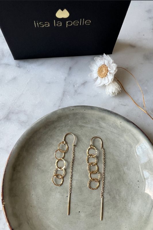 Earrings single anne*gold filled