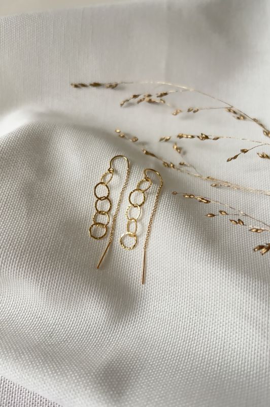 Earrings single anne*gold filled