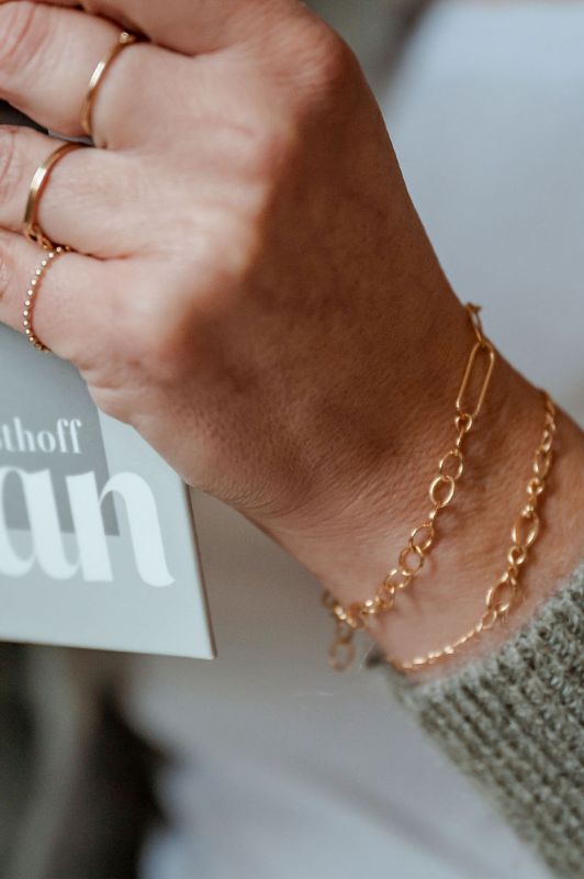 Armband always liv mix*gold filled