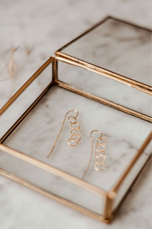 Earrings single anne*gold filled