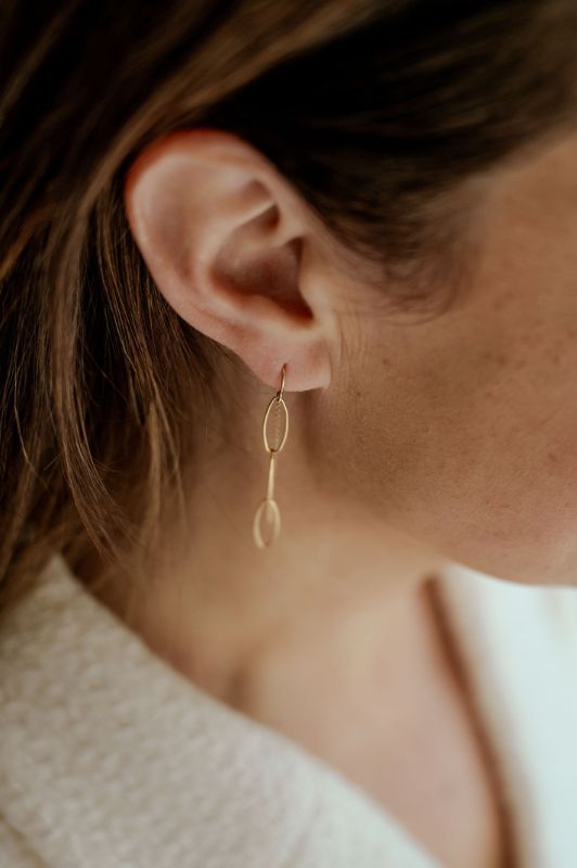 Earrings single sophie*gold filled