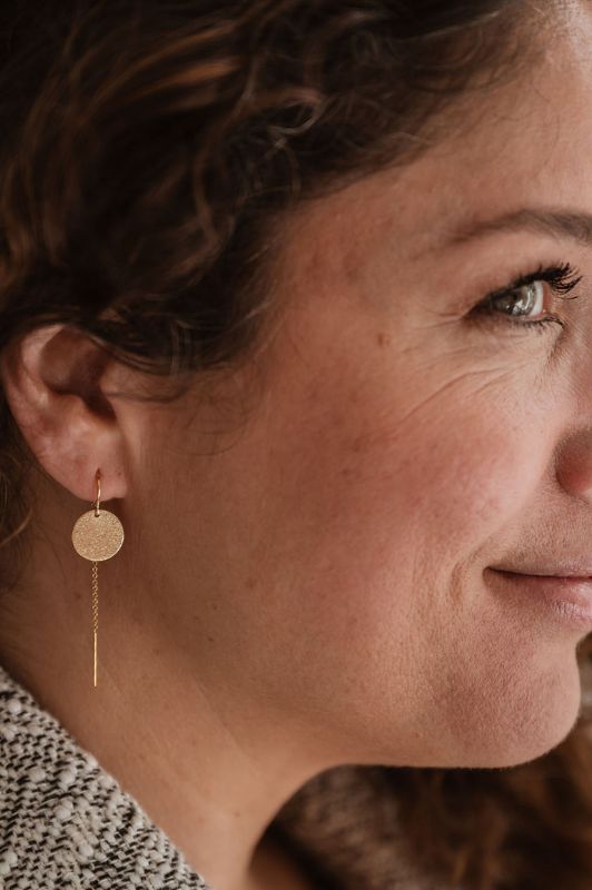 Earrings single lady lucy*gold filled