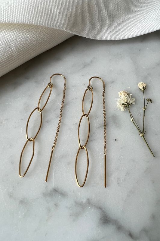 Earrings single sophie*gold filled